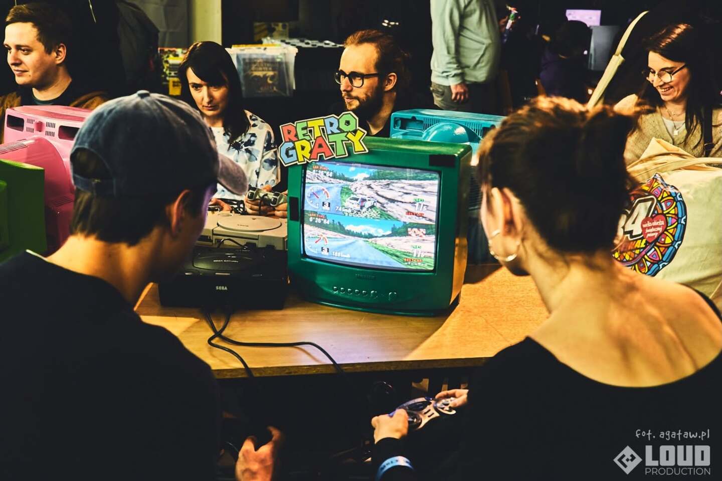 Turniej przy retro stanowiskach wyścigowych Retro Graty